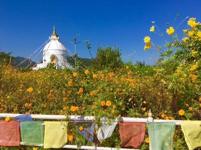 Shanti Stupa bei Pokhara