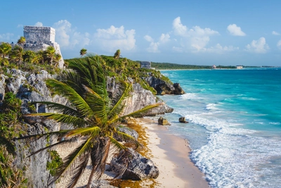 Karibisches Meer bei Tulum