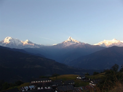 Ausblick von der Basanta Lodge