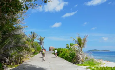 Radeln Anse Banane La Digue