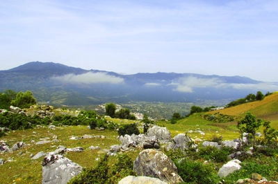 Rif Gebirge Aussicht bei Chefchaouen