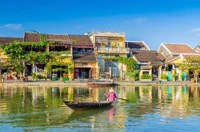 Kanal in der Altstadt von Hoi An