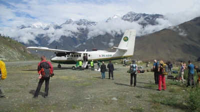 Nepal-Flugpiste-Juphal