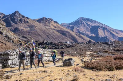 Landschaft im Langtang-Tal