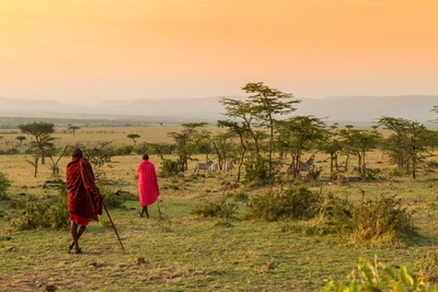 Buschwanderung mit Maasai in Kenia