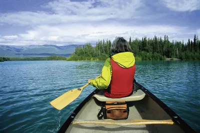 Auf dem Yukon River