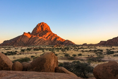 Berg Spitzkoppe in Namibia