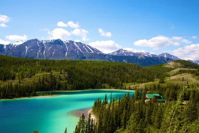 Emerald Lake im Yukon