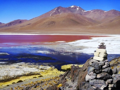 Laguna Colorada im Atliplano