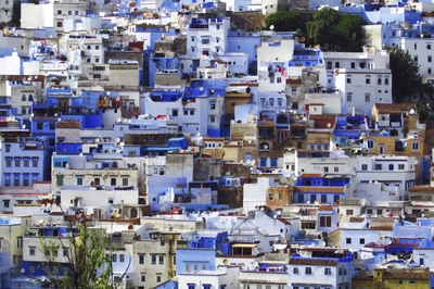 Blaue Häuser in Chefchaouen