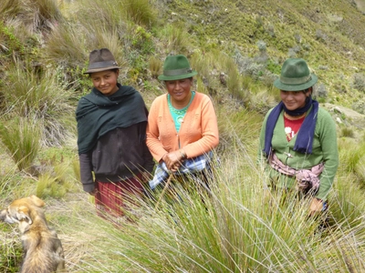 Indo Frauen am Quilotoa