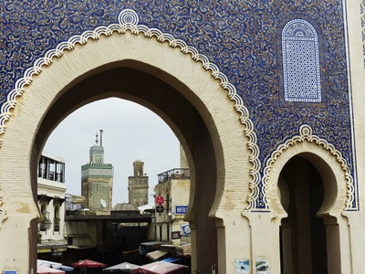 Blaues Stadttor in Fès