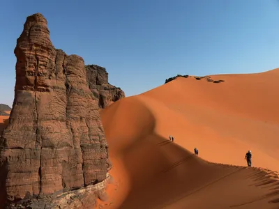 Dünenwandern im Tadrart - Der Weg ist das Ziel