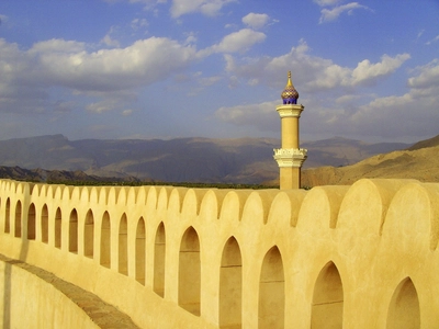 Nizwa_Fort_MinarettNizwa Fort Minarett