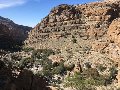 Schlucht im Jebel Akhdar