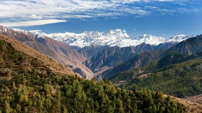 Blick auf den Dhaulagiri Himal aus dem südlichen Dolpo