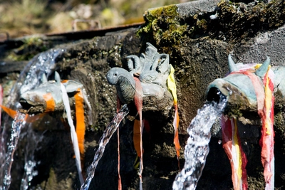 Brunnenfiguren in Muktinath