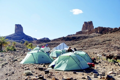 Djebel Saghro Lagerplatz