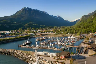 Blick auf Skagway