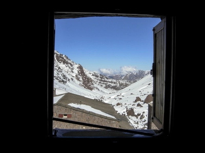 Aussicht von der Neltner Hütte am Toubkal